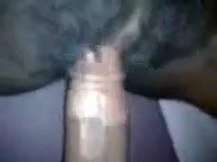 Juicy pecker is drilling my hirsute soaked love tunnel in a missionary position 